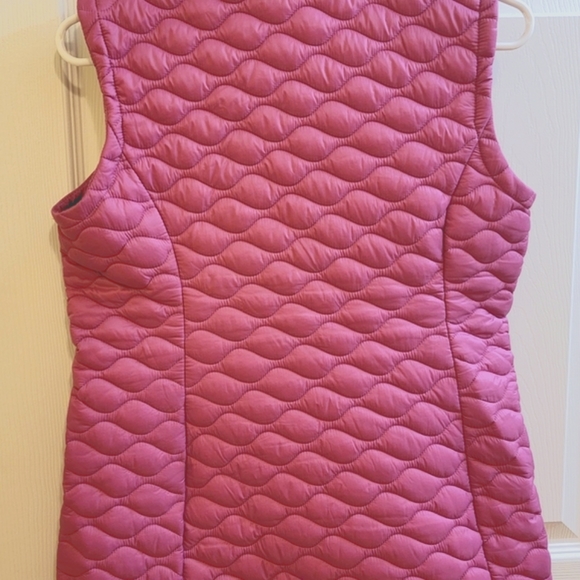Free Country Pink Chalet Quilted Puff Vest Women's Size Small - Picture 4 of 7